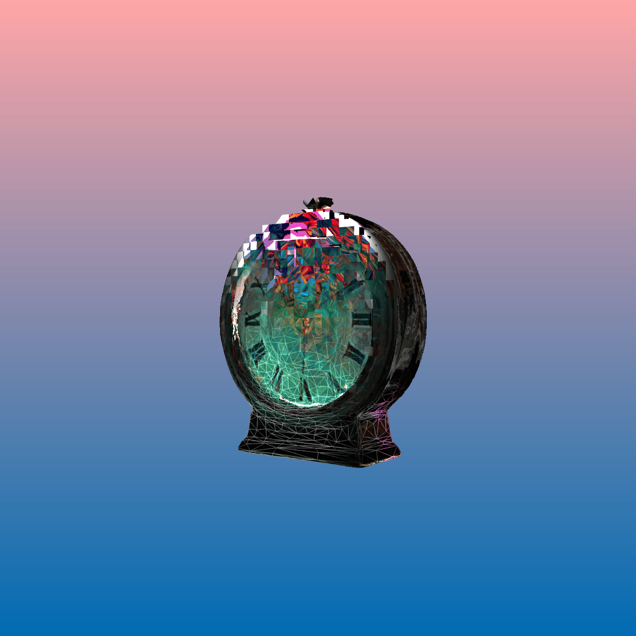 走不動的鐘的時間